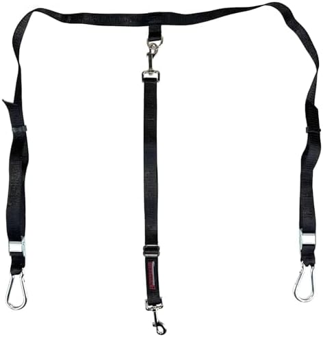 Truck Bed Dog Cross Tether for SUV and UTV – Heavy-Duty Pet