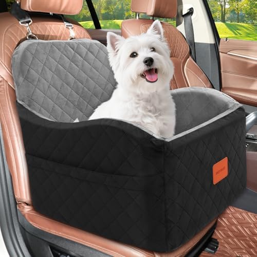 Dog Car Seat for Small & Medium Dogs, Detachable & Washable