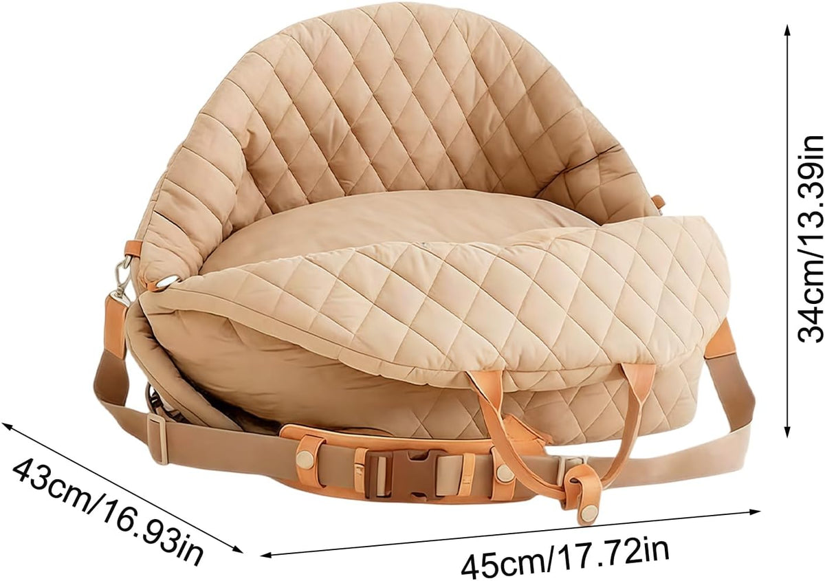 Dog Seat for Car,Waterproof with Handles Soft Bag,Small Dog