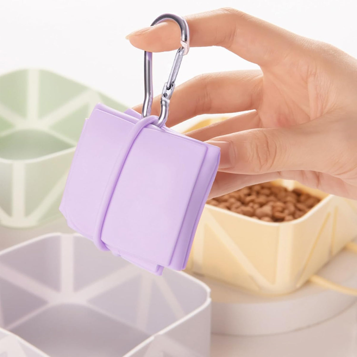Foldable Puppy Waterer Travel Bowl Leakproof Feeder Outdoor