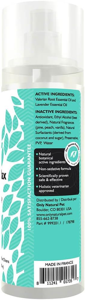 Just Relax Botanical Behavior Calming Spray for Dogs