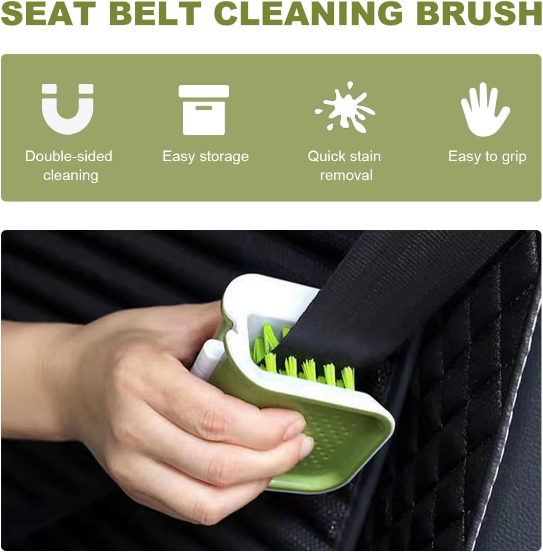 Car Seat Belt Cleaning Brush, U-Shaped Auto Interior