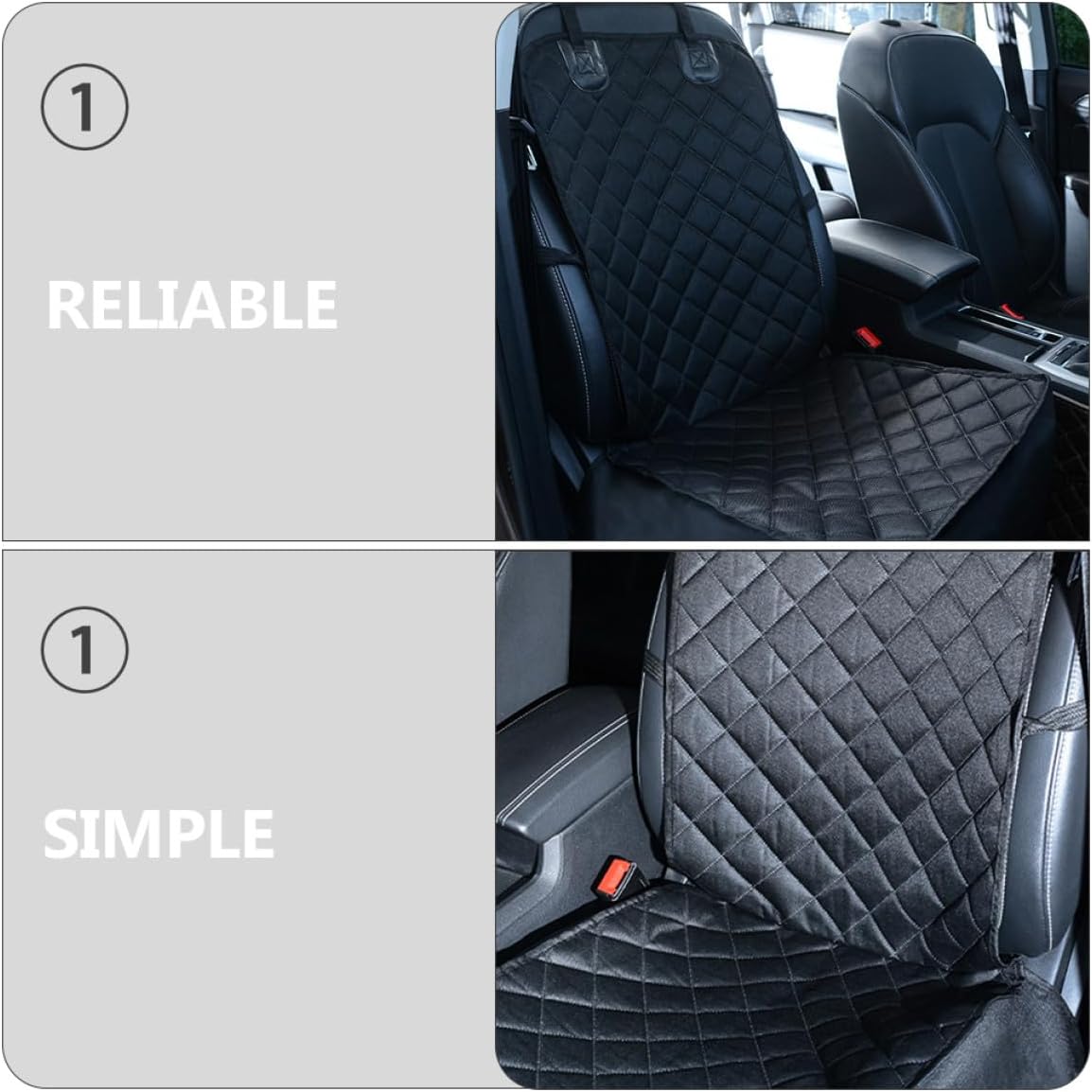 Waterproof Pet Car Seat Mat and Dog Seat Protector