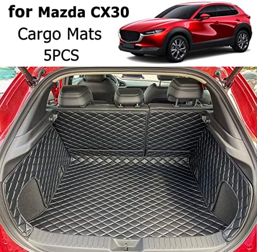 for 2020-2026 Mazda CX30 CX-30 Trunk Mat and Rear Backrest