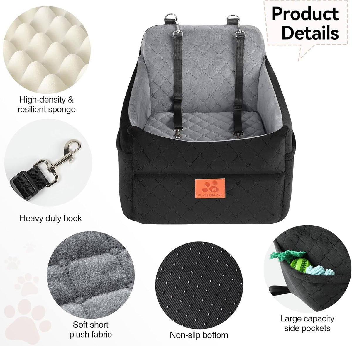 Dog Car Seat for Small/Medium Dogs, Dog Booster Car Seats