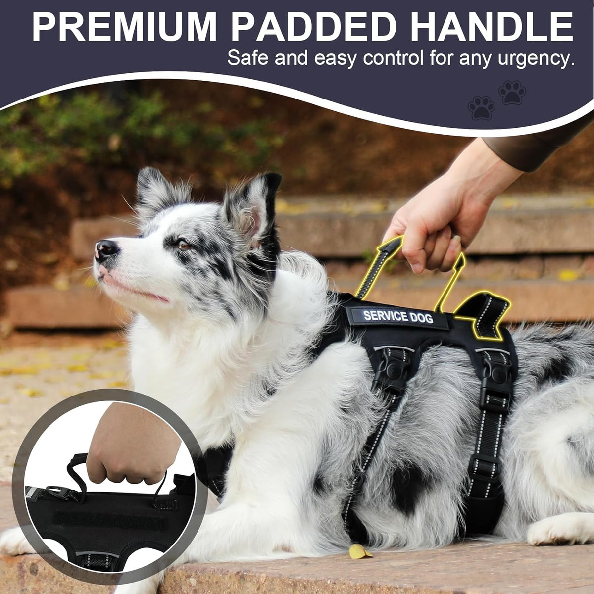 Escape Proof Dog Harness for Large Medium Sized Dogs Six