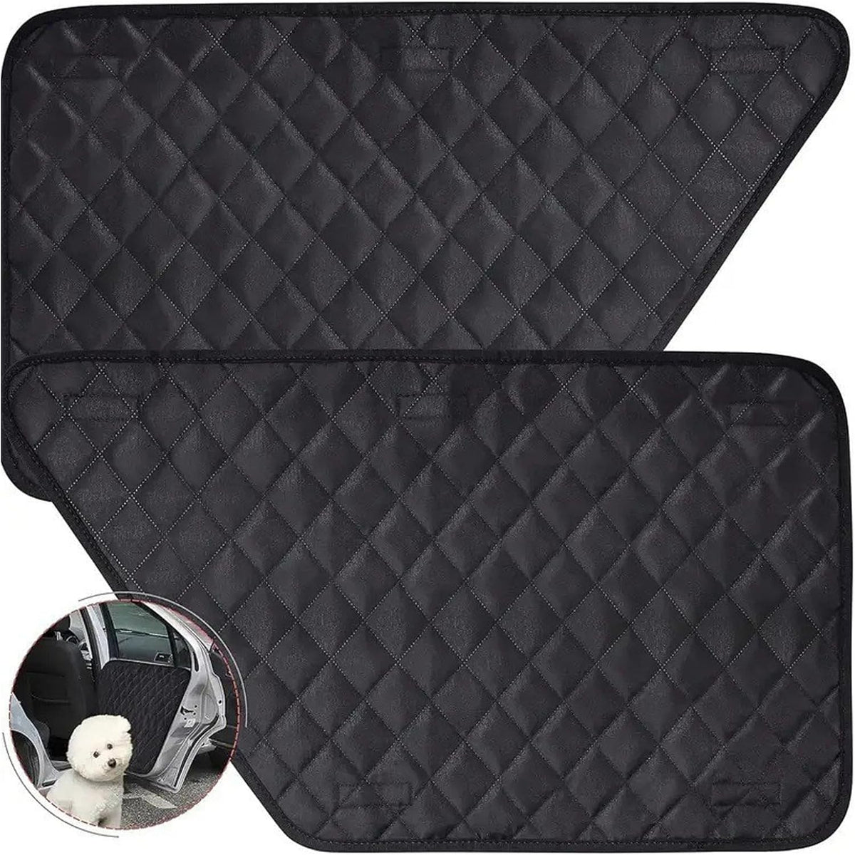 2Pcs Vehicle Door Guards for Quick Setups Protects Interior