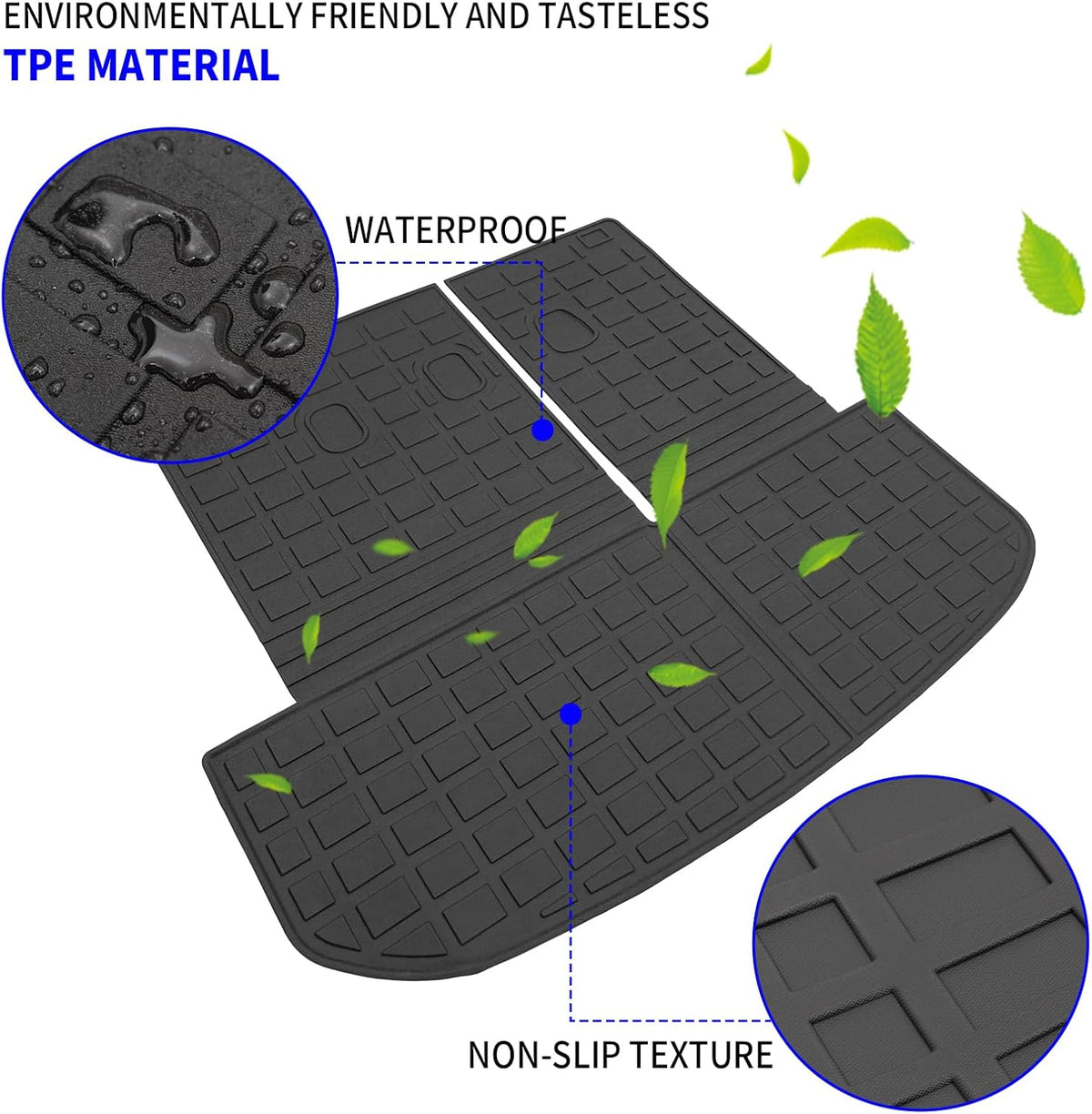 Cargo Mat Compatible with Hyundai Palisade 2020-2025 Trunk