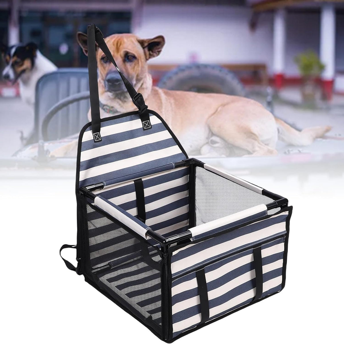 Foldable Dog Car Seat, Waterproofing Oxford Cloth PVC Pet