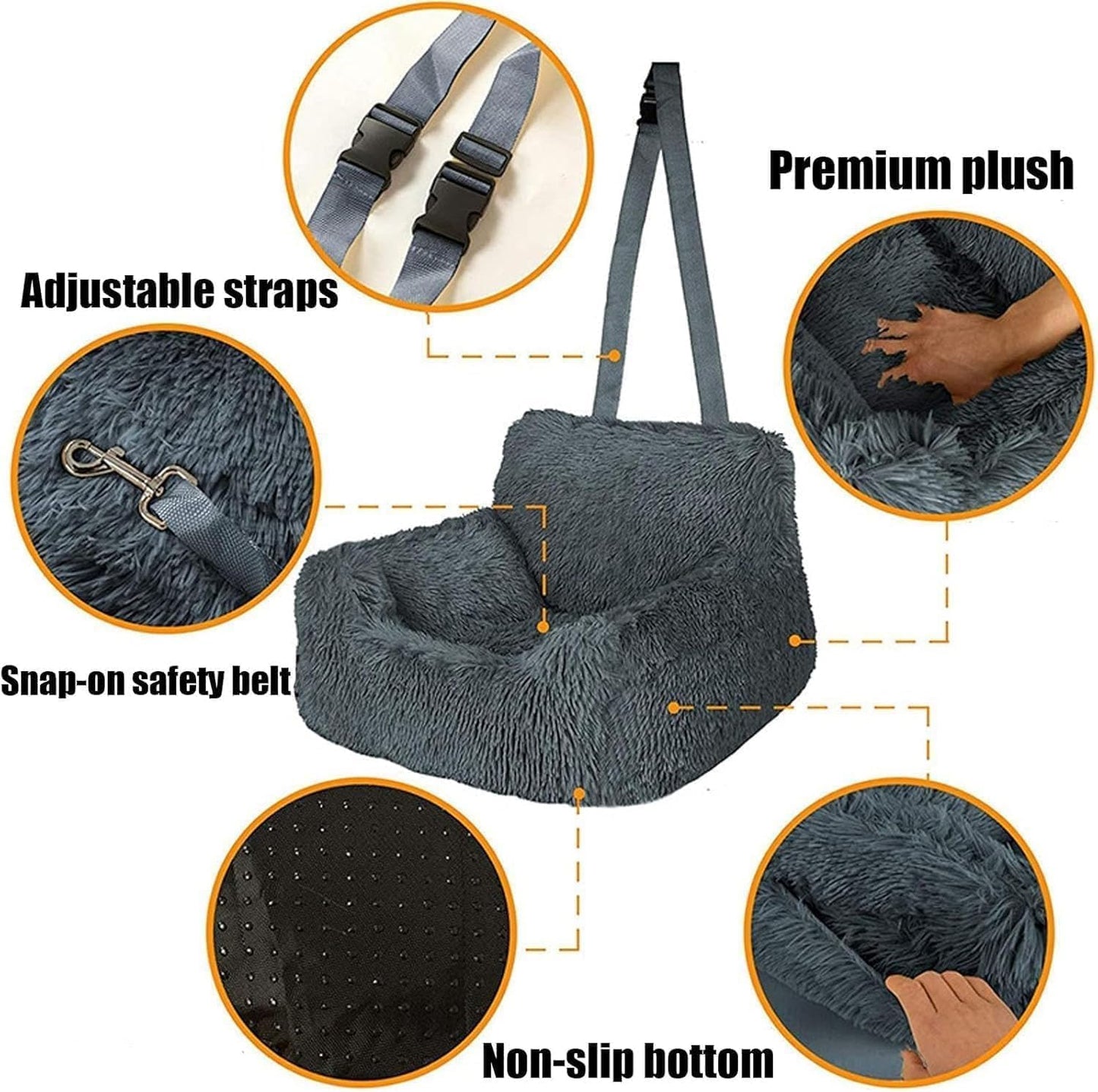 Luxurious Car Bed Travel Safety Kit, Ultra Soft Comfort