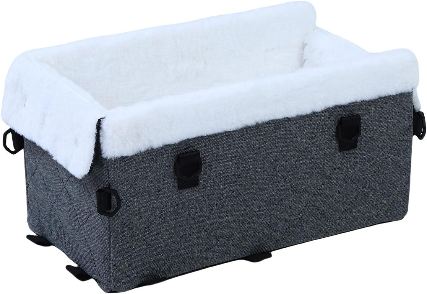 Portable Dog Car Seat, Soft Polyester Material, Secure