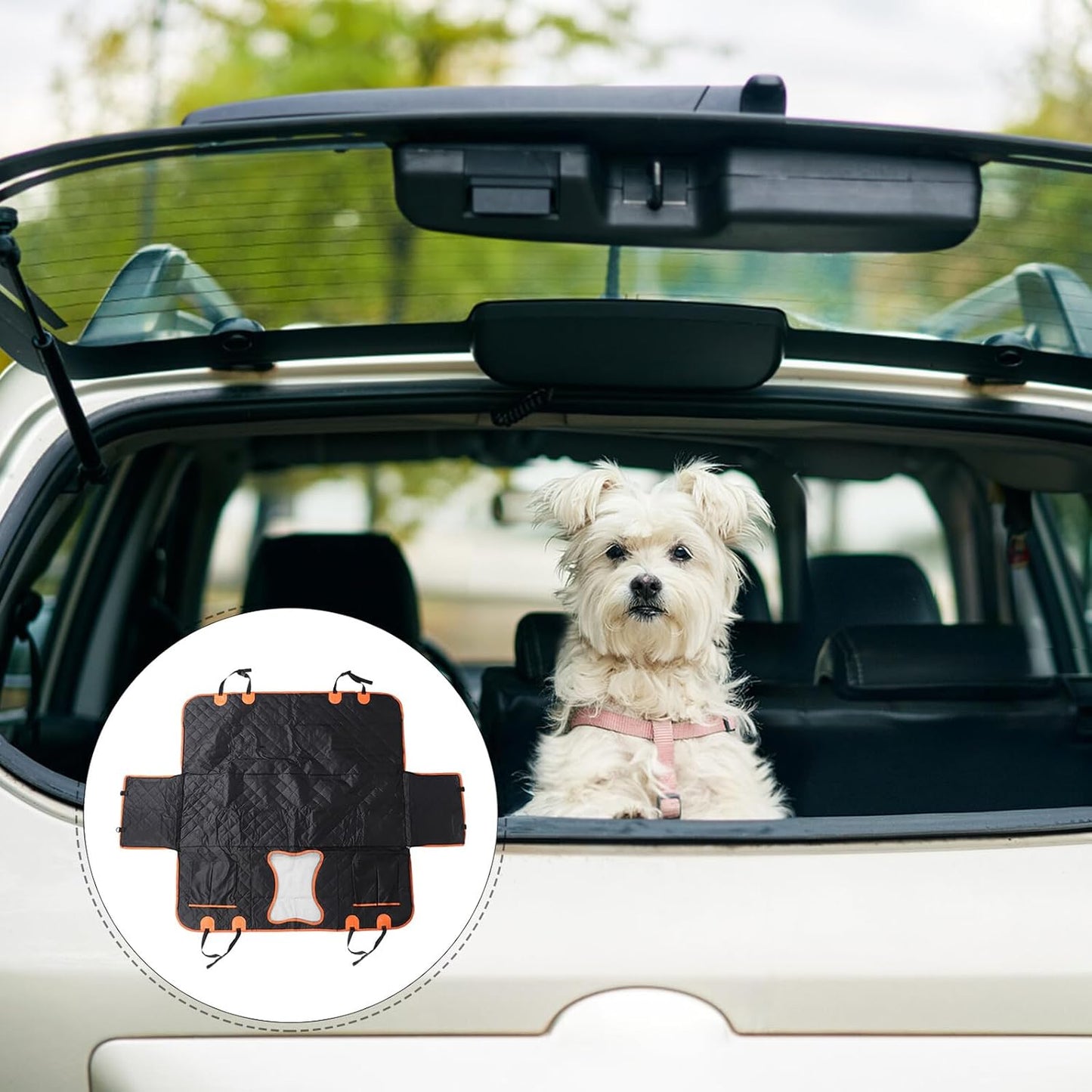 Back Seat Dog Cover Waterproof Car Seat Protector for Dogs