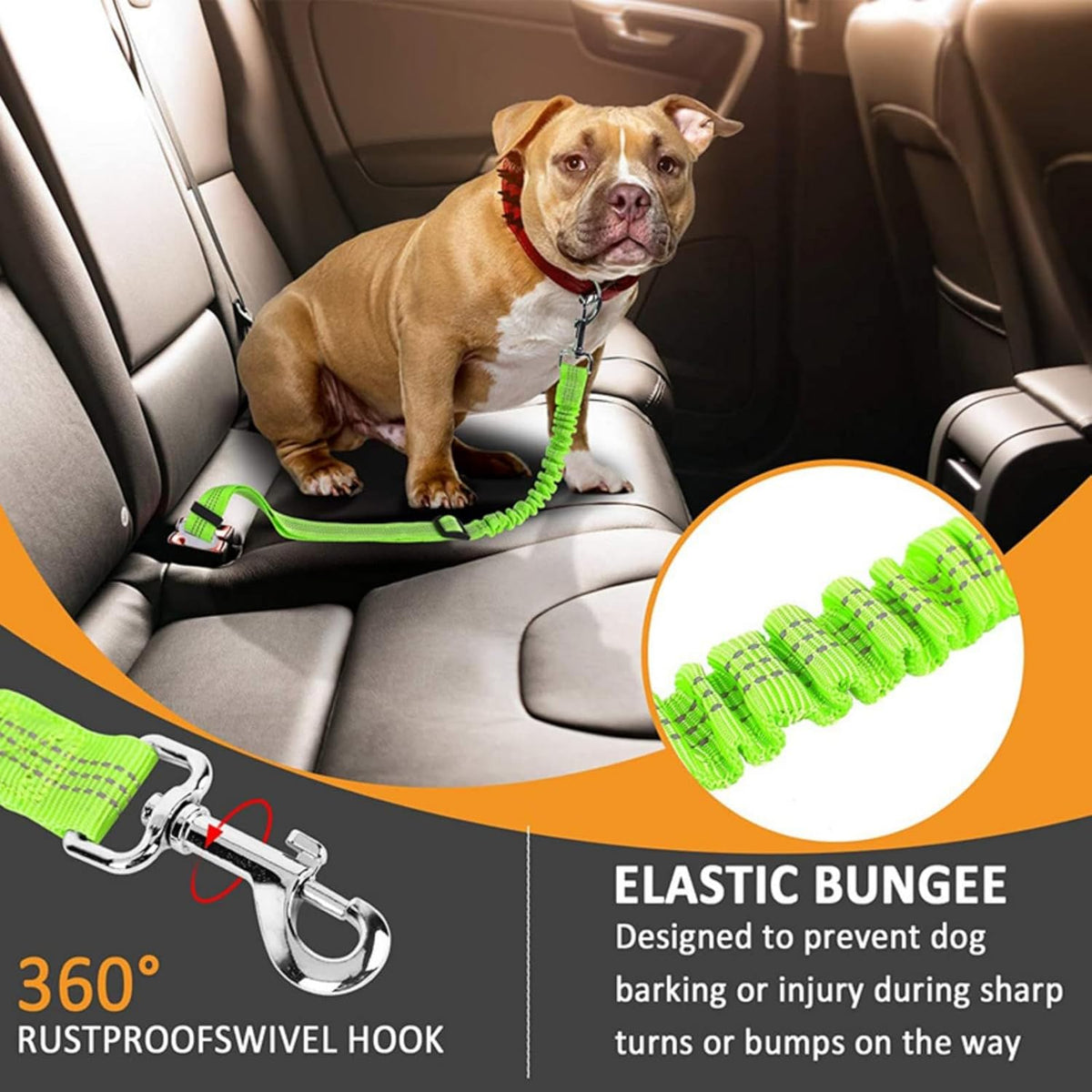 2 Pack Pet Dog Seat Belt Car for Audi SQ5 ,Dog Car Harness