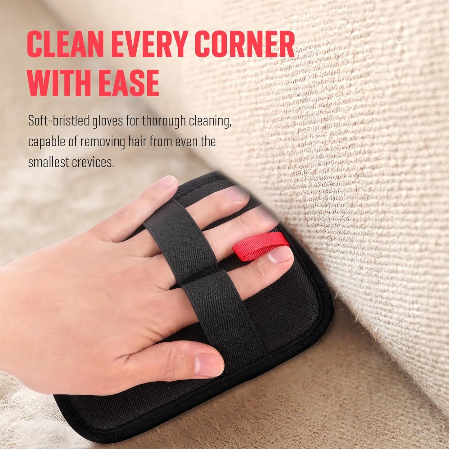 Pet Hair Remover, Electrostatic Pet Hair Removal Gloves