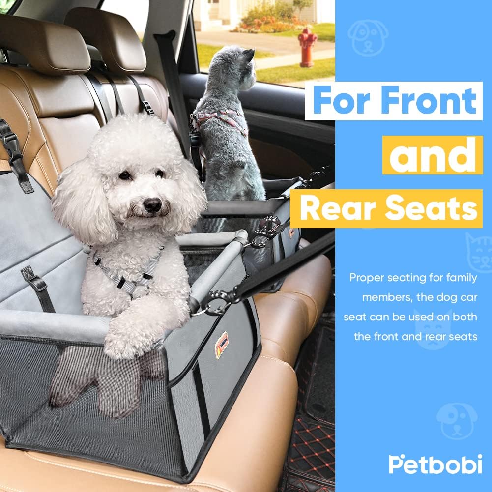 Small Dog Car Seat, Dog Car Booster Seat for Small Medium