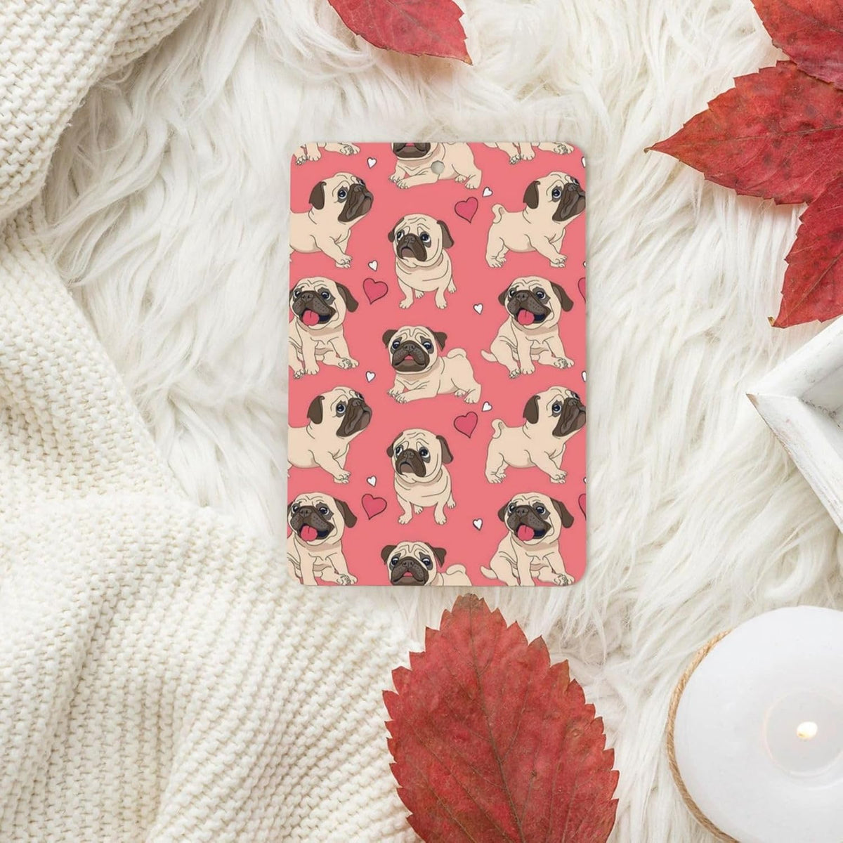 Printed Paper Car Air Freshener Lavender Scented Hanging