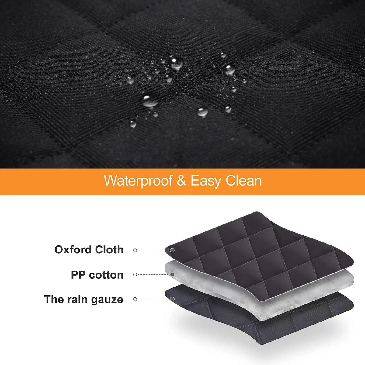 Dog Back Seat Cover Protector for Cars SUV and Trucks with