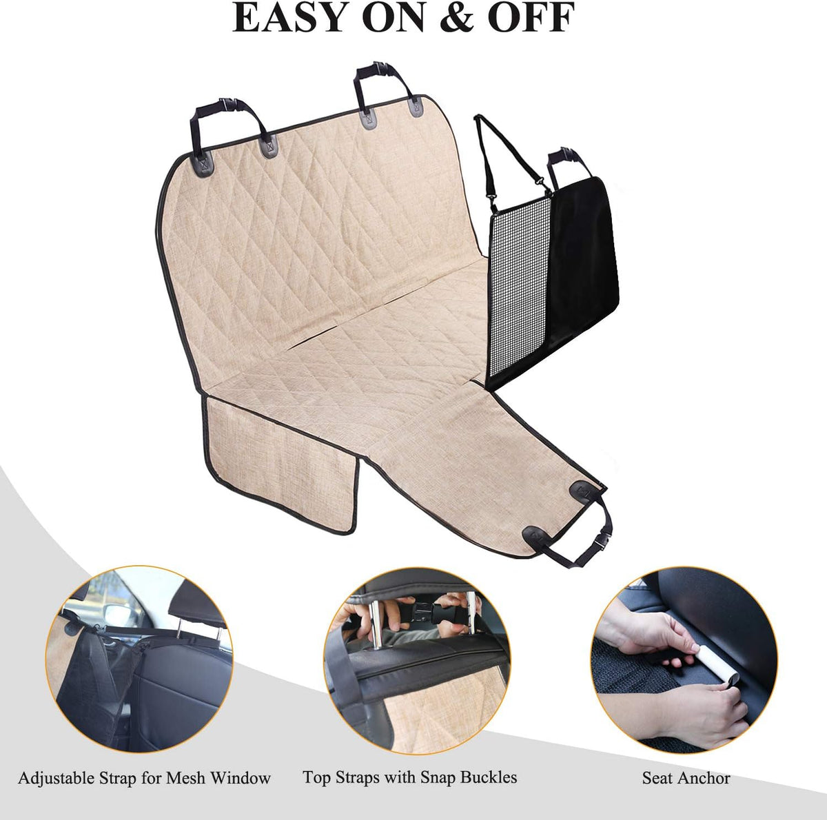 Dog Seat Cover Easyhammock Dog Hammock, Seat Cover for Car