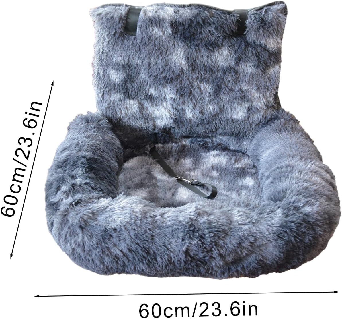 Dog Car Seat - Medium Dog Plush Car Seat | Washable Cushion
