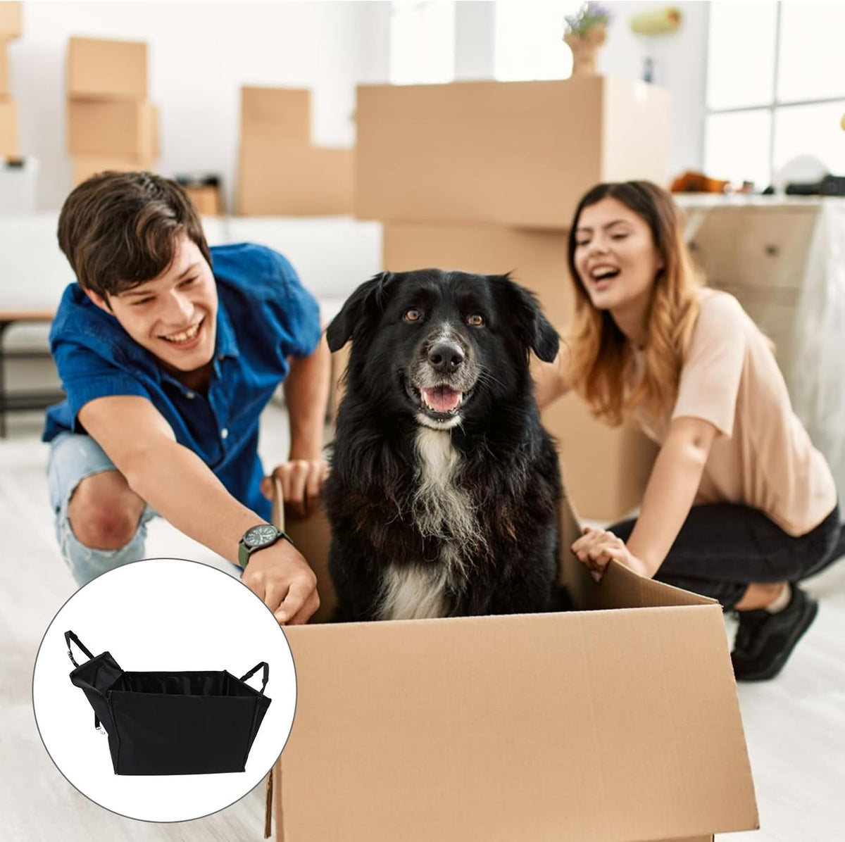 Adjustable Pet Dog Seat Black Single Rear Seat Mat Travel