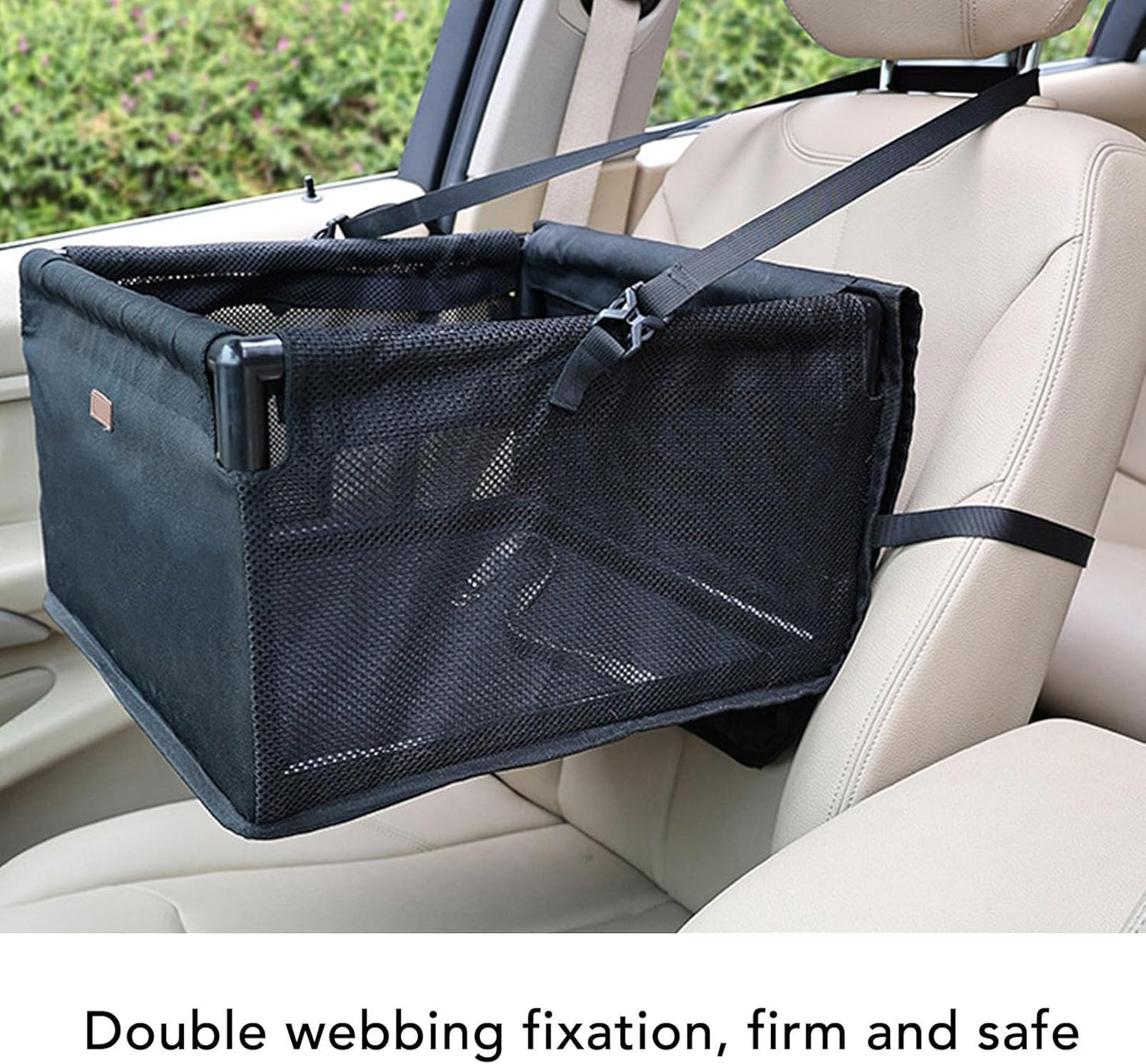 Dog Car Seat Breathable Mesh Comfortable Portable Pet Car