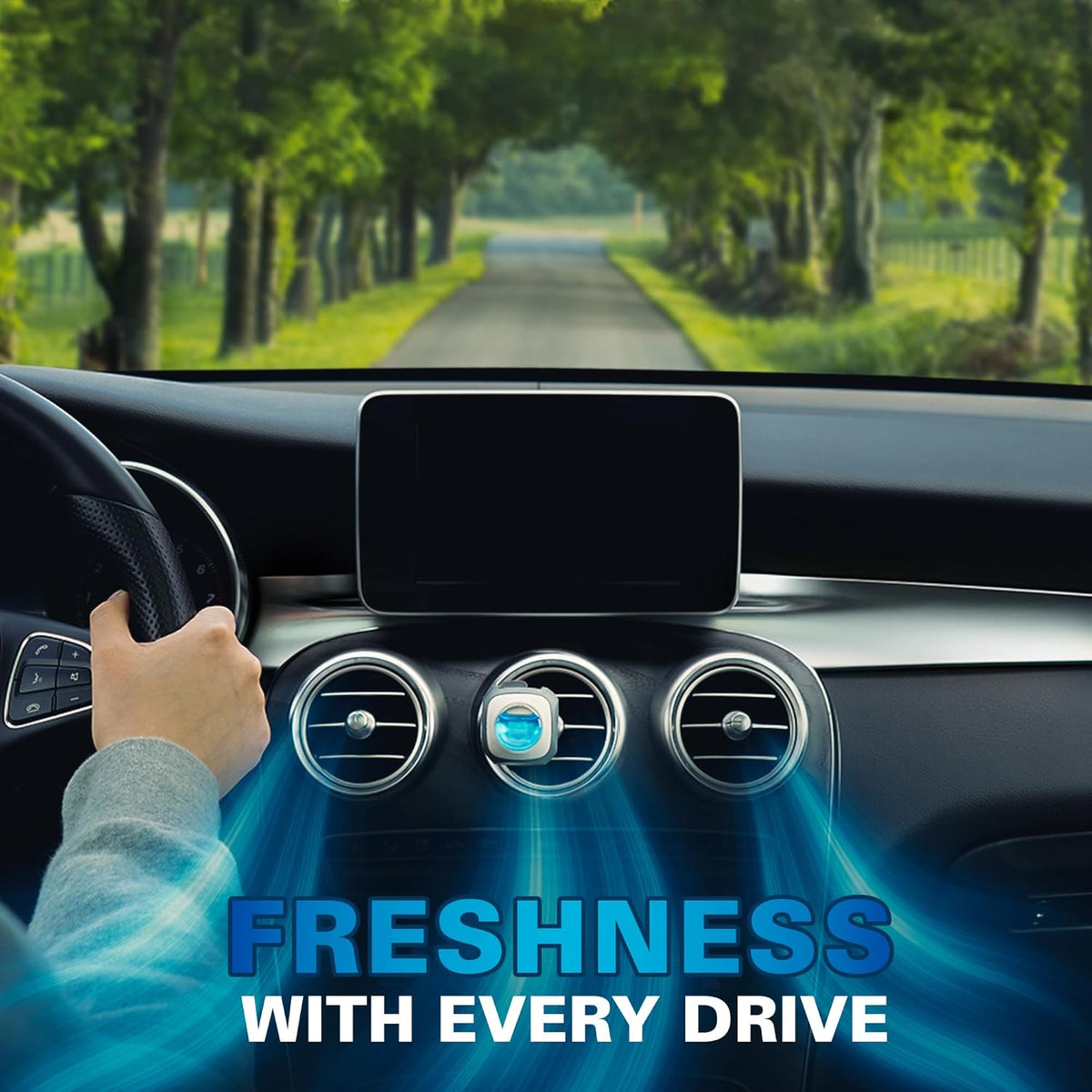 New Car Scent Car Air Freshener Vent Clip, 6 Count Long