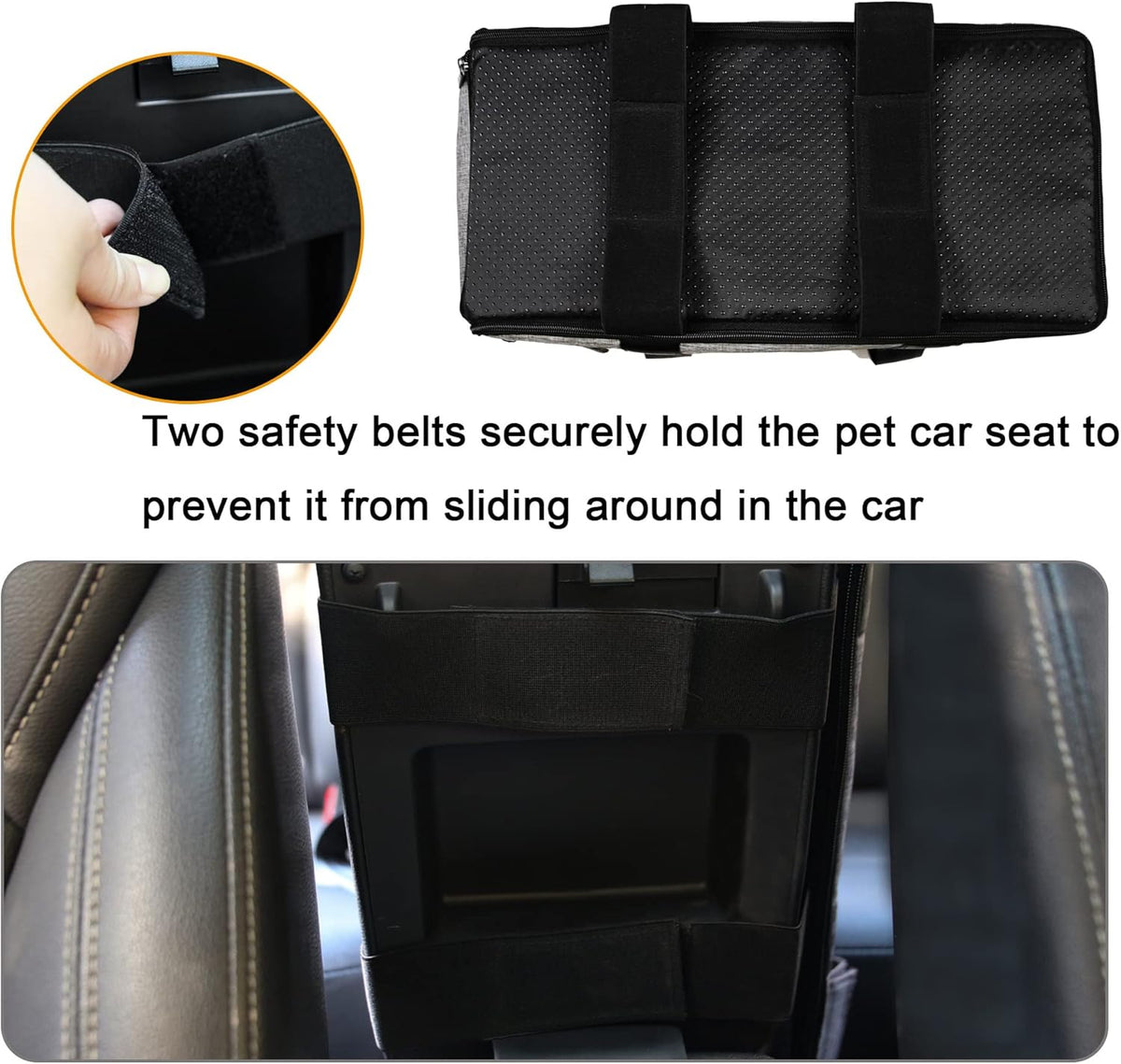 Pet Safety Booster Seat for Cats and Small Dogs, Puppy Seat