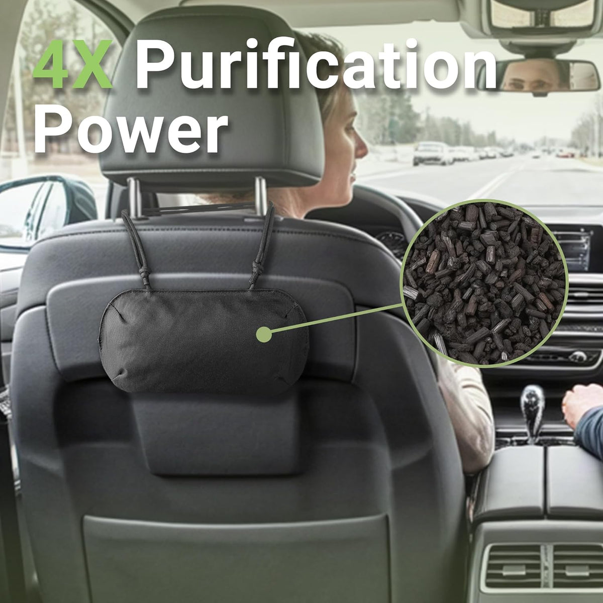 Bamboo Charcoal Air Purifying Bag, Activated Car Deodorizer