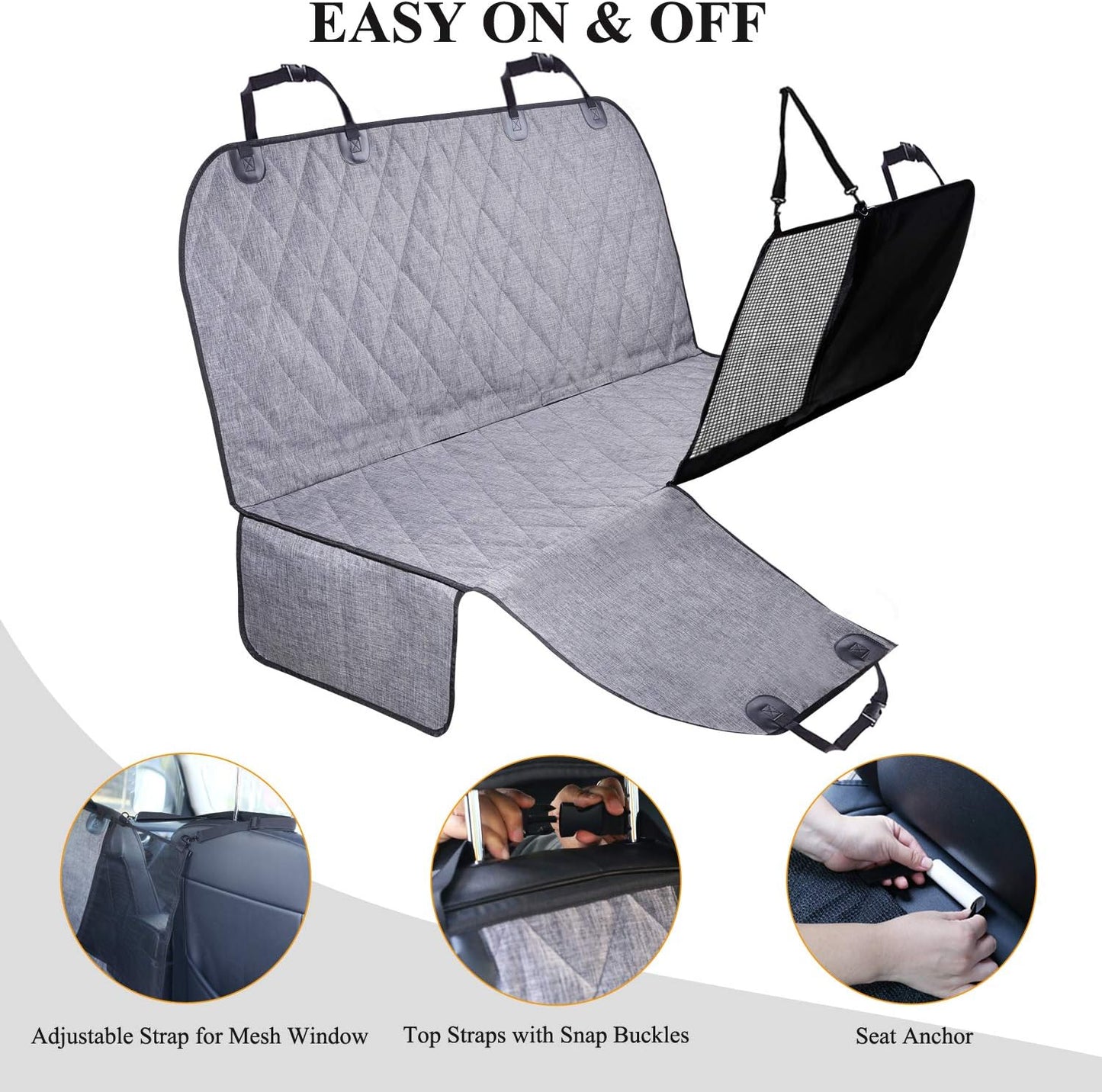 Dog Seat Cover Easyhammock Dog Hammock, Seat Cover for Car