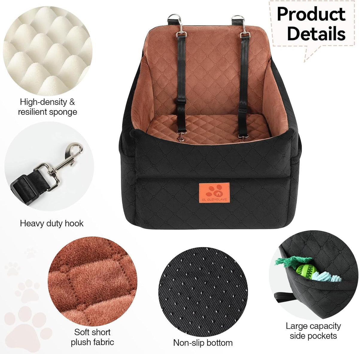 Dog Car Seat for Small/Medium Dogs, Dog Booster Car Seats