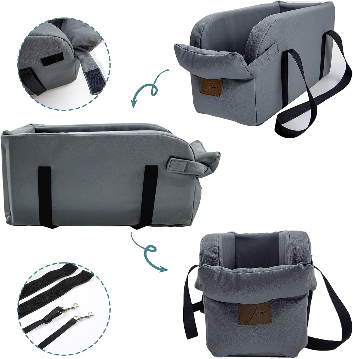 Dog Car Seat Centre Console Dog Booster Seat Dogs Console