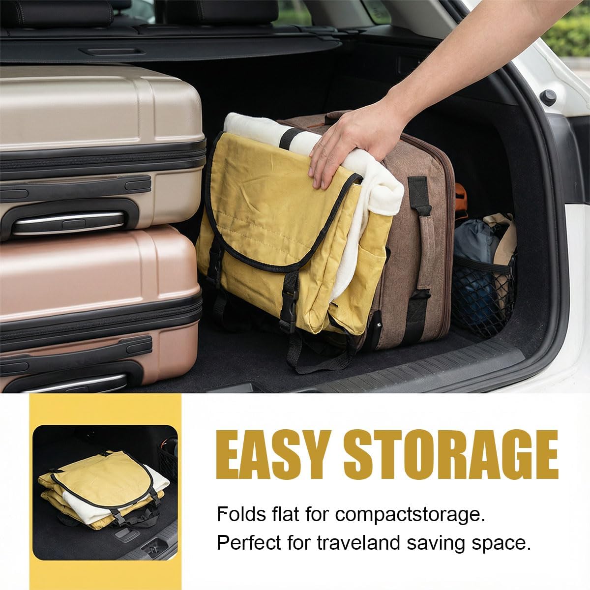 Dog Car Seats for Small Dogs, Portable Soft Auto Pet