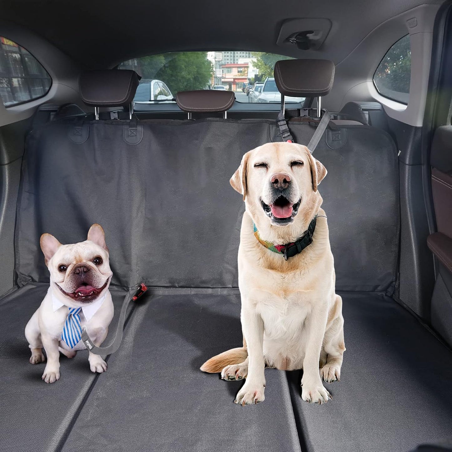 Back Seat Extender for Dogs, Seat Bridge for Dogs, Padded