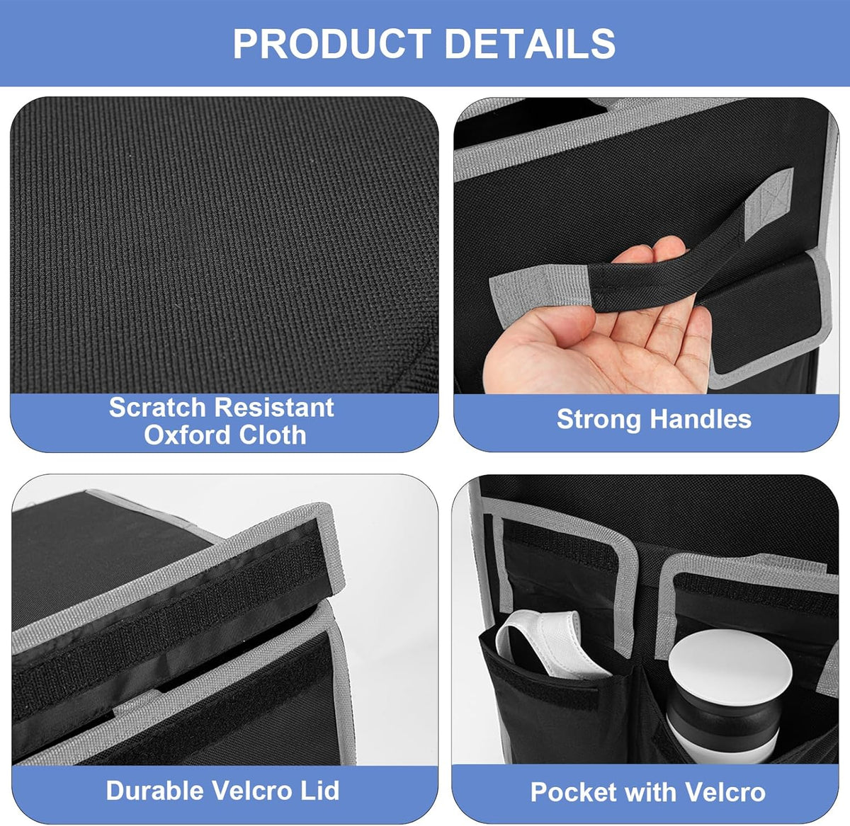 Seat Extender for Dogs up to 200lbs, Back Seat with Storage