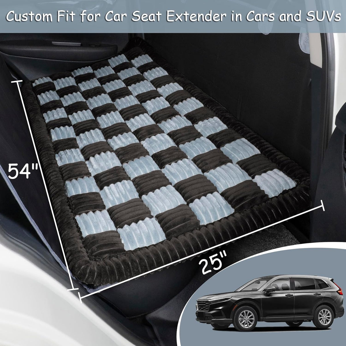 Dog Bed for Car Back Seat, Non-Slip Backseat Dog Car Bed
