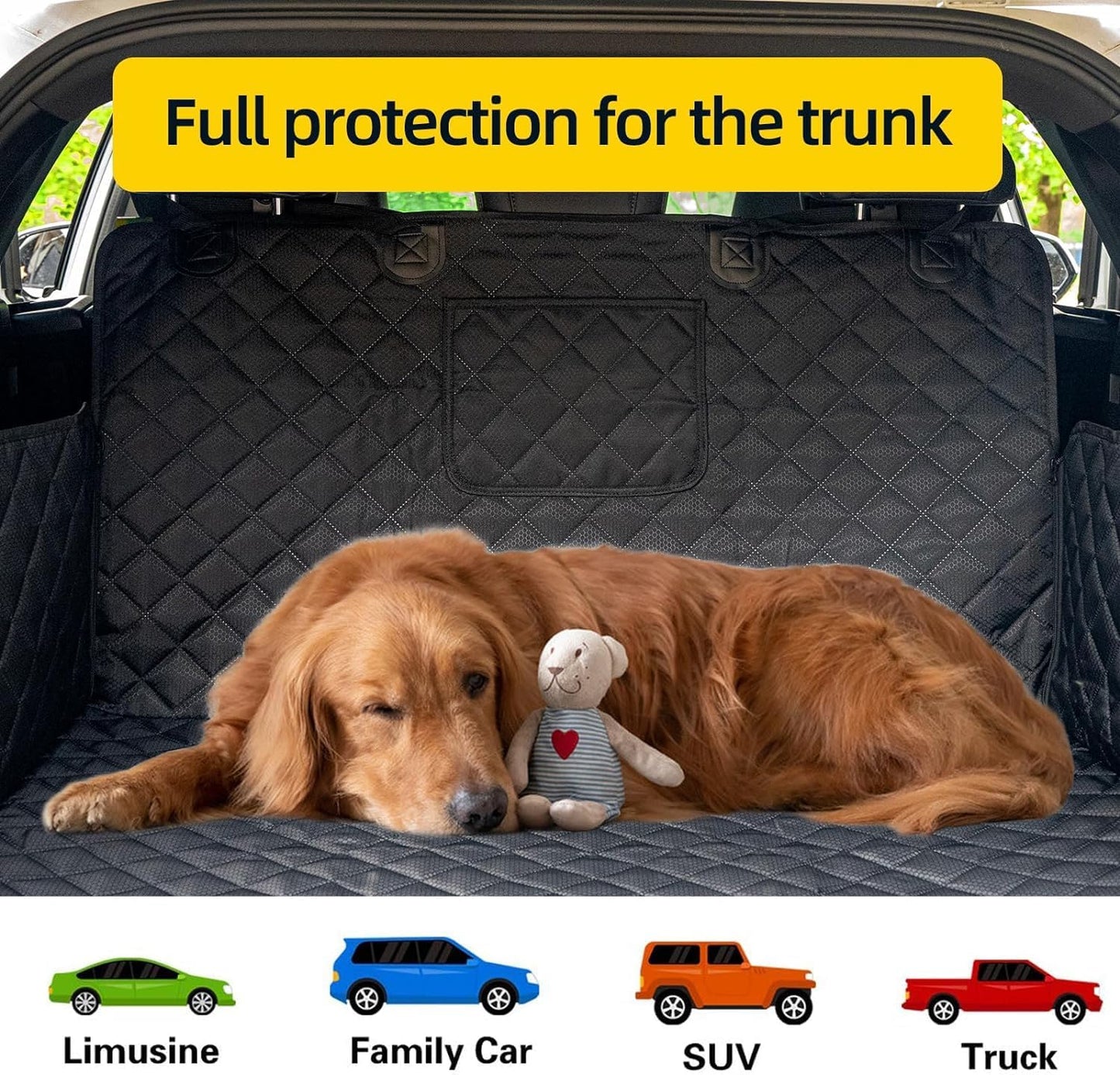 SUV Cargo Liner for Dog Car Seat Cover Waterproof Pet Cargo