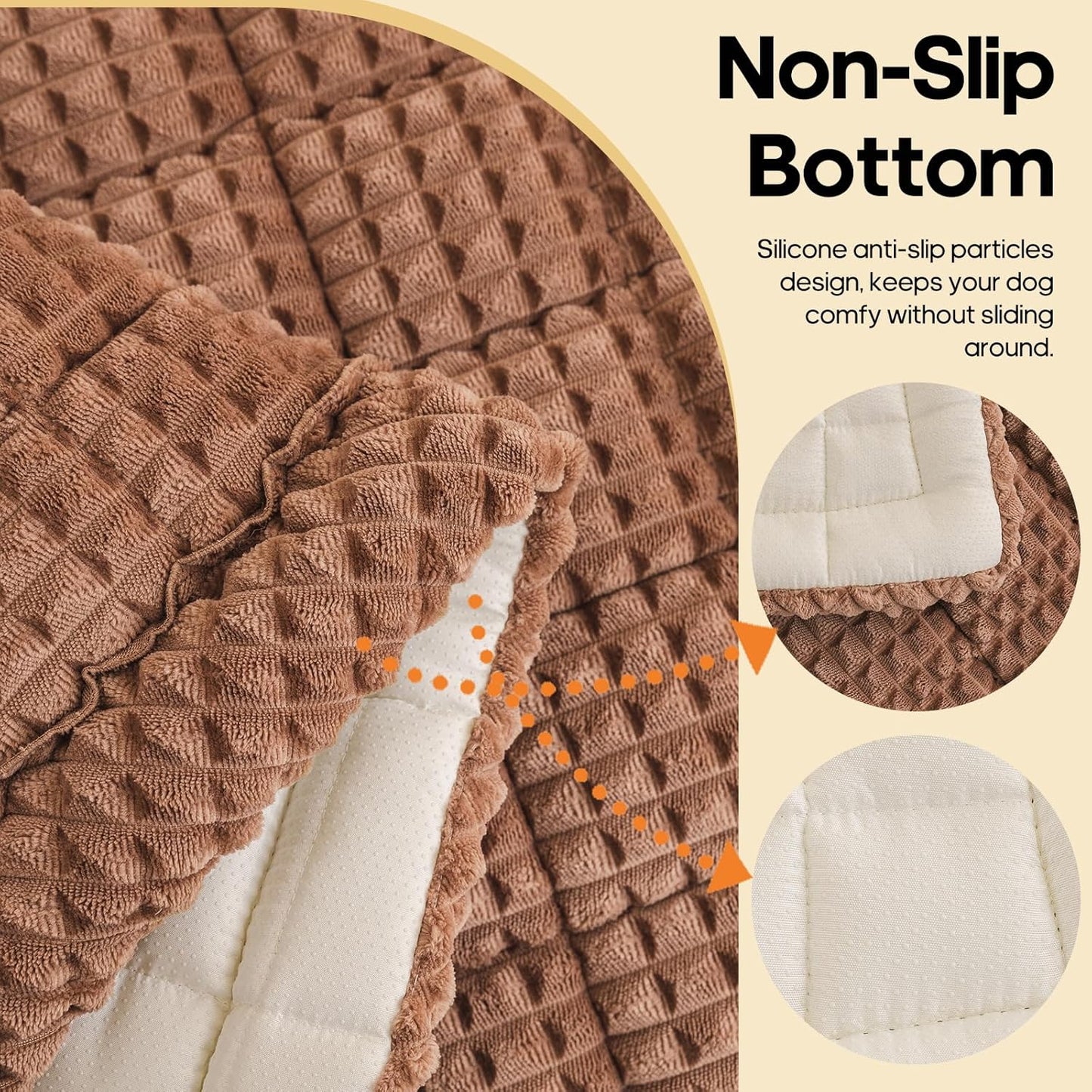 Pet Bed Mat for Car Backseat Extender, Non-Slip Dog Bed for