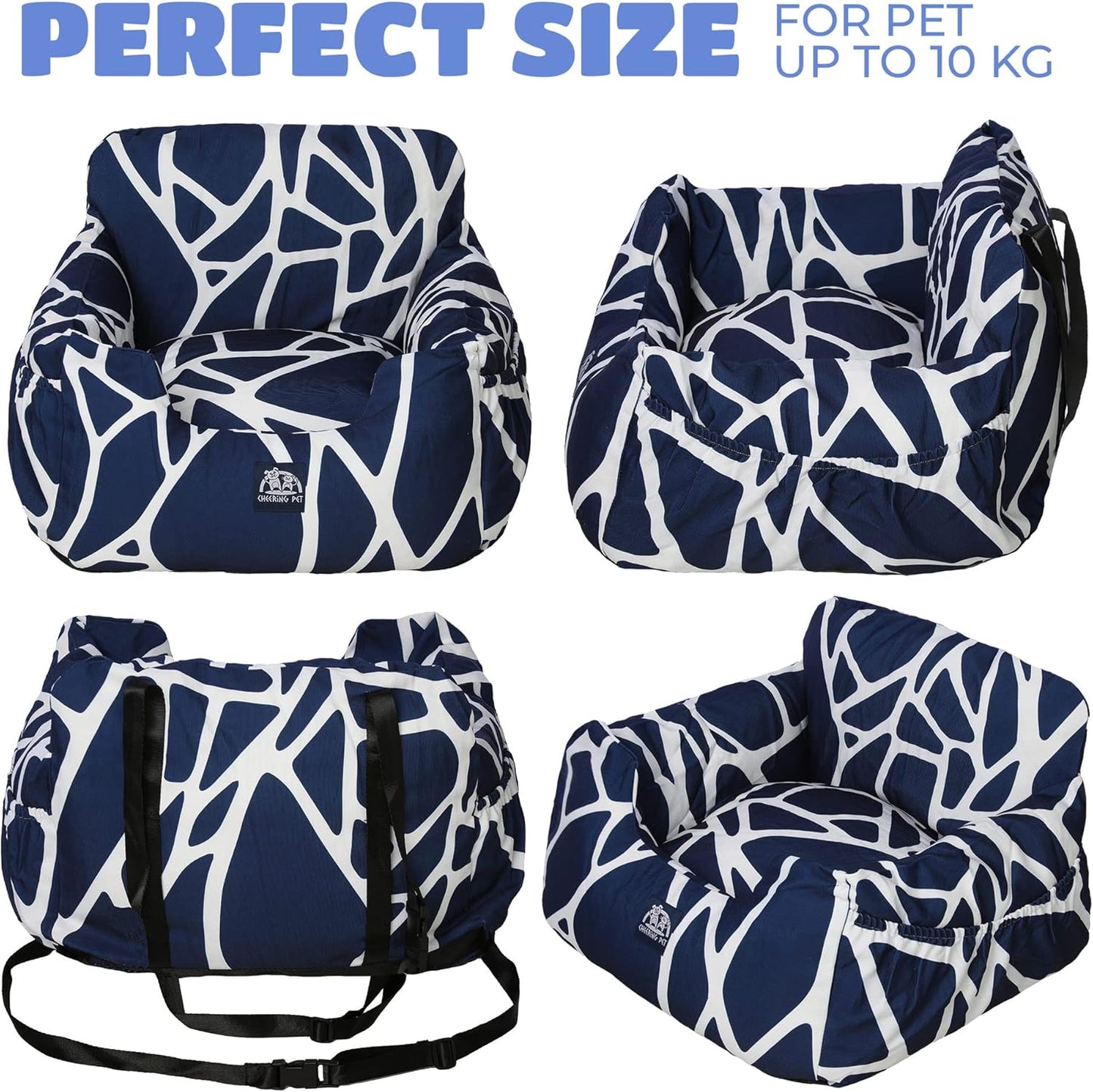 Soft & Comfortable Dog Booster Seat - Small, Medium & Large