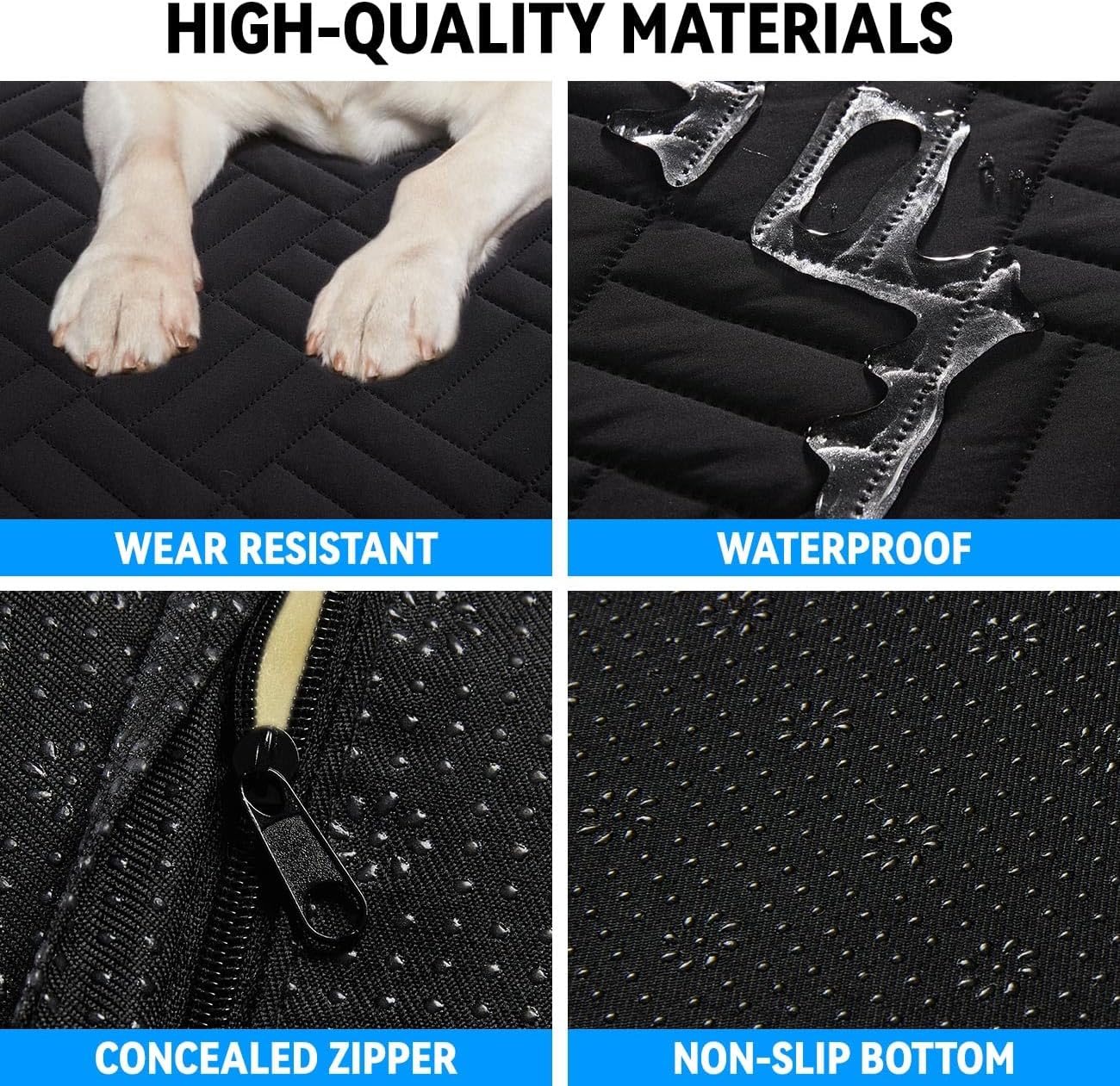 Dog Mat for Back Seat Extender for Dogs,Dog Bed for Car,Pet