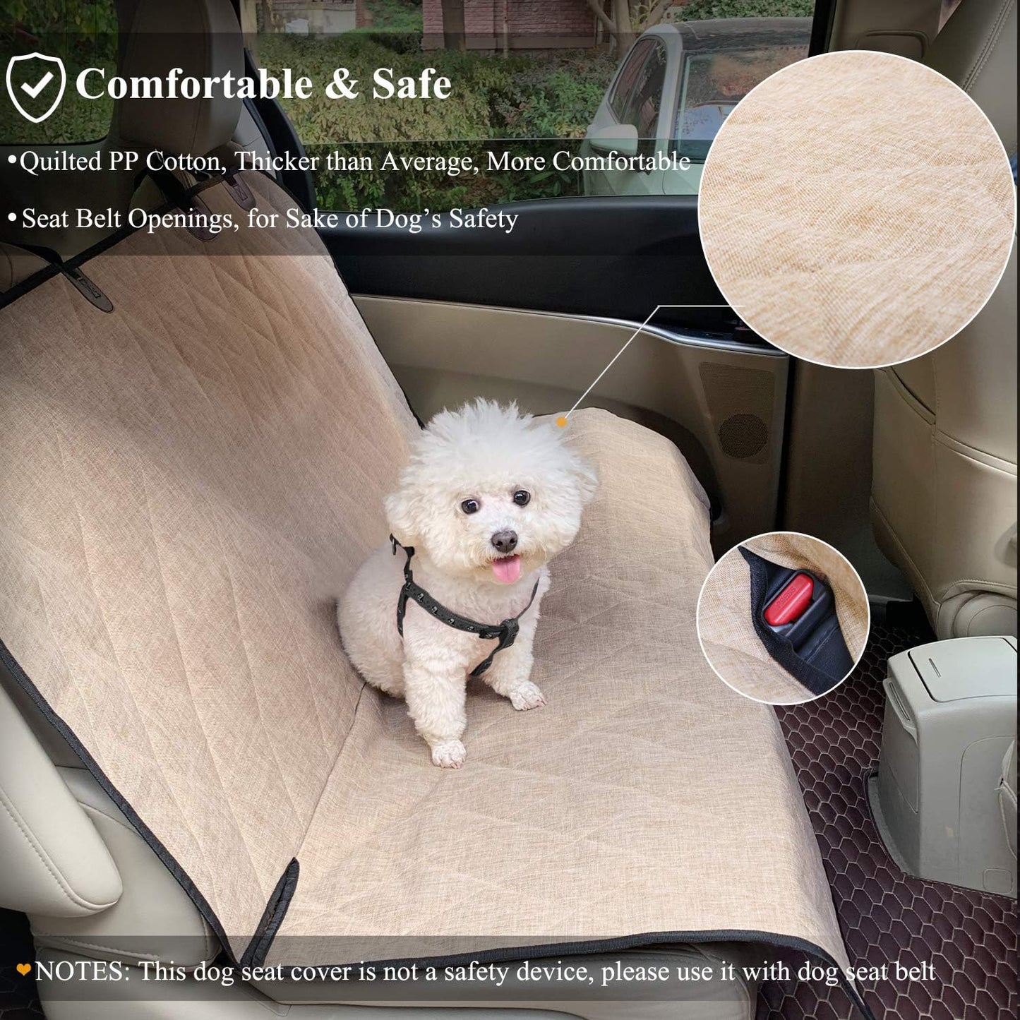 Dog Seat Covers, Dog Backseat Cover Pet Bench Protectors