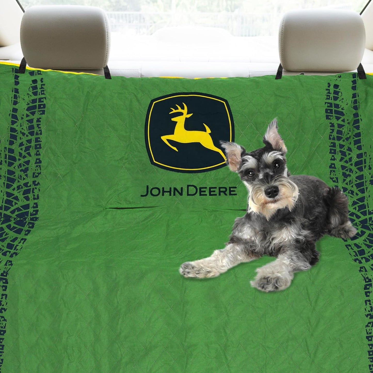 JOHN DEERE PET CAR SEAT COVER . Licensed SEAT PROTECTOR for