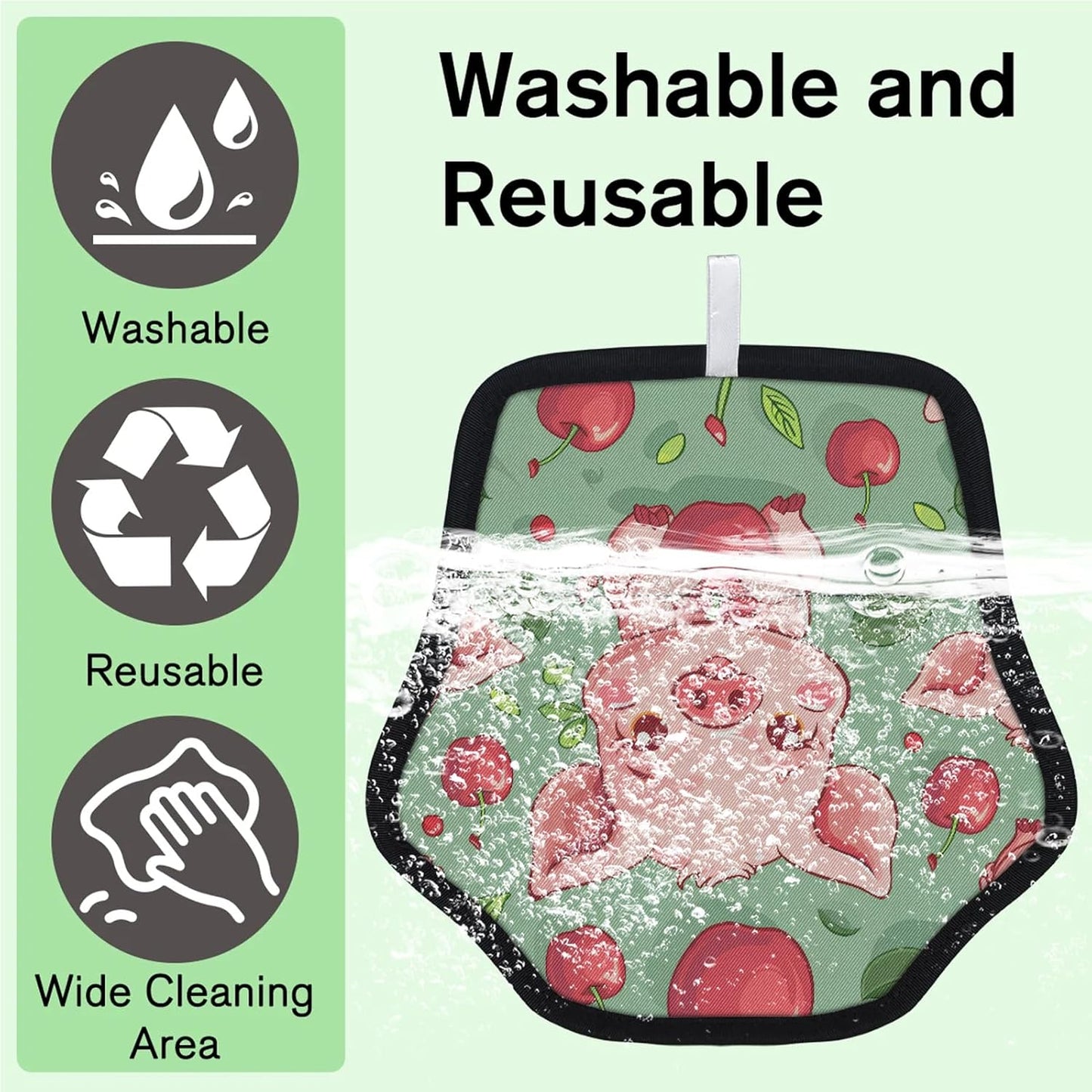 Pet Hair Removal Glove for Dogs Cats Reusable Washable Set