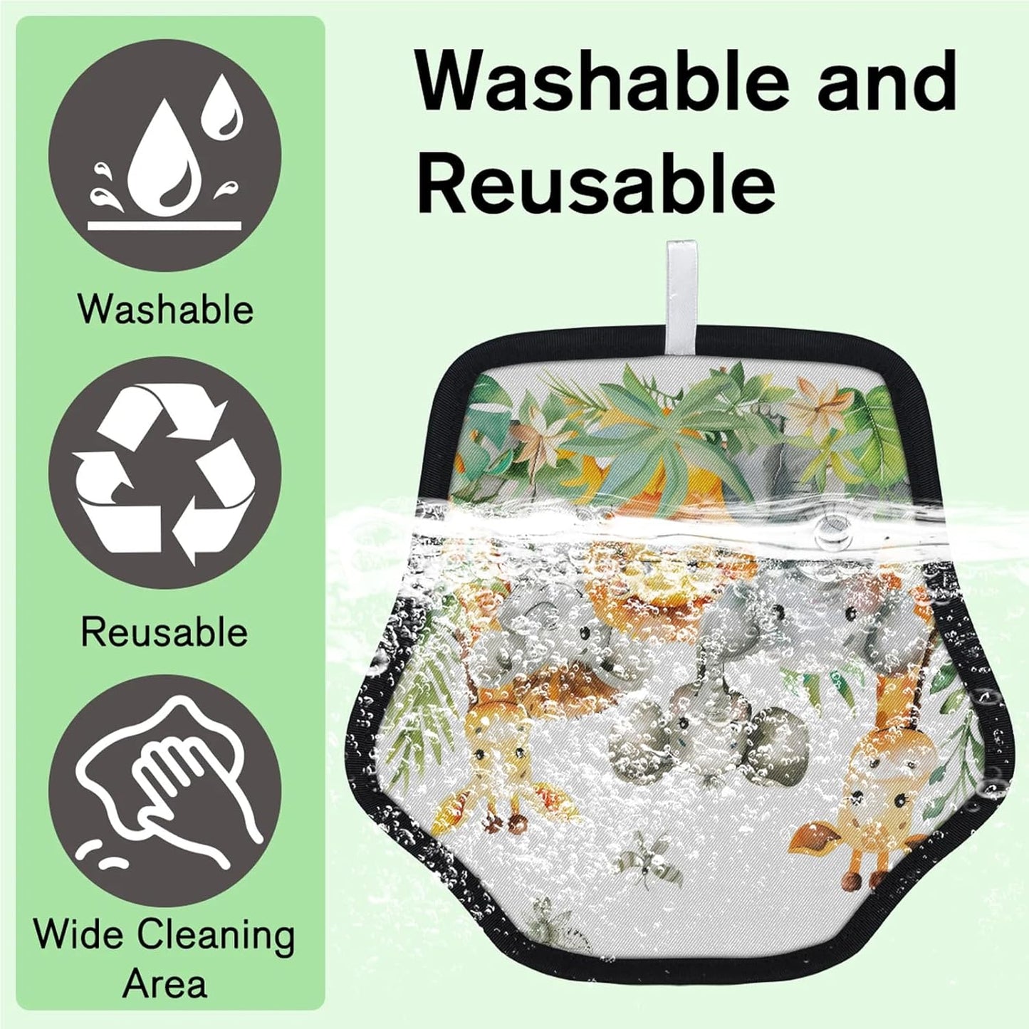 Pet Hair Removal Glove for Dogs Cats Reusable Washable Set