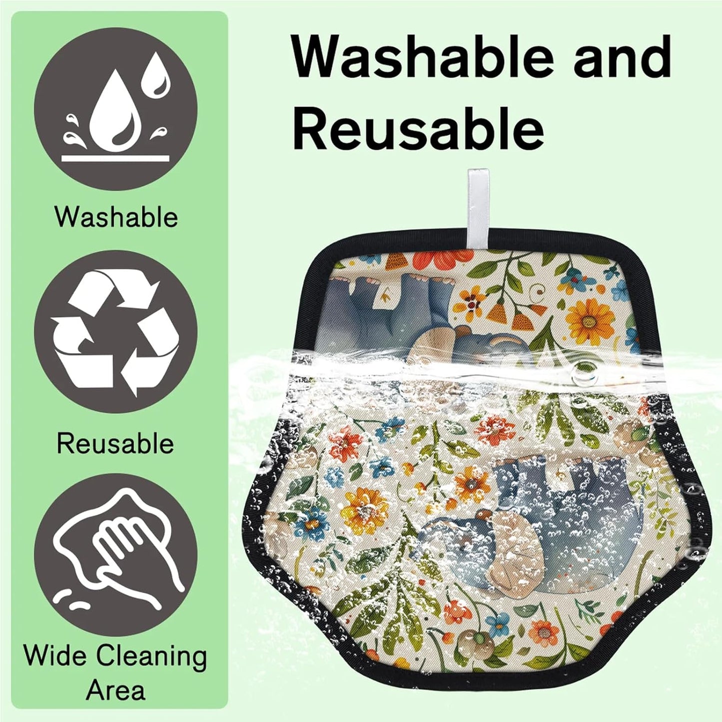 Pet Hair Removal Glove for Dogs Cats Reusable Washable Set