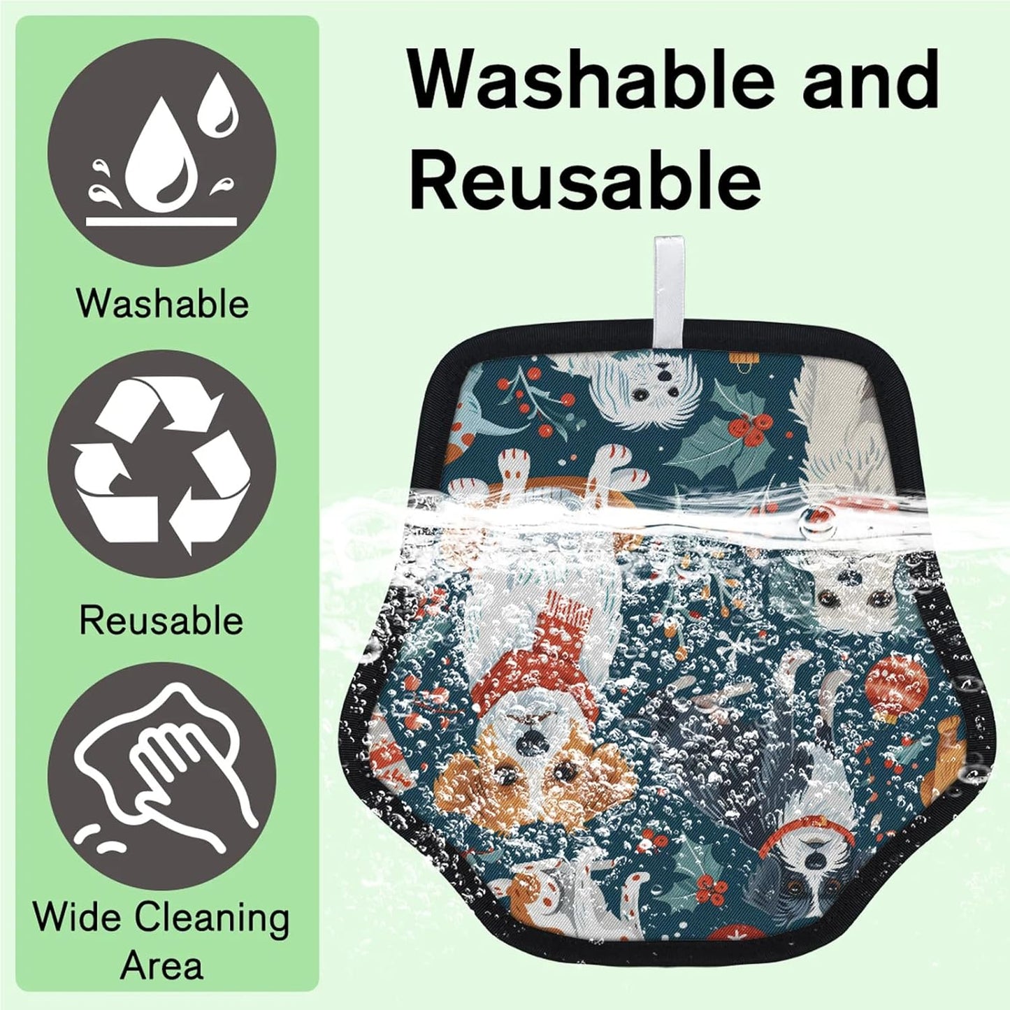 Pet Hair Removal Glove for Dogs Cats Reusable Washable Set