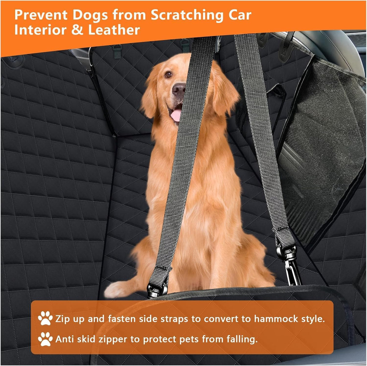 Dog Car Seat Cover for Ben-z AMG GT43S GT63S A45S CLA45S