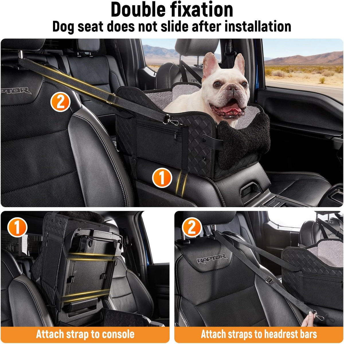 Center Console Dog Car Seat,Pet Puppy Middle Console Dog