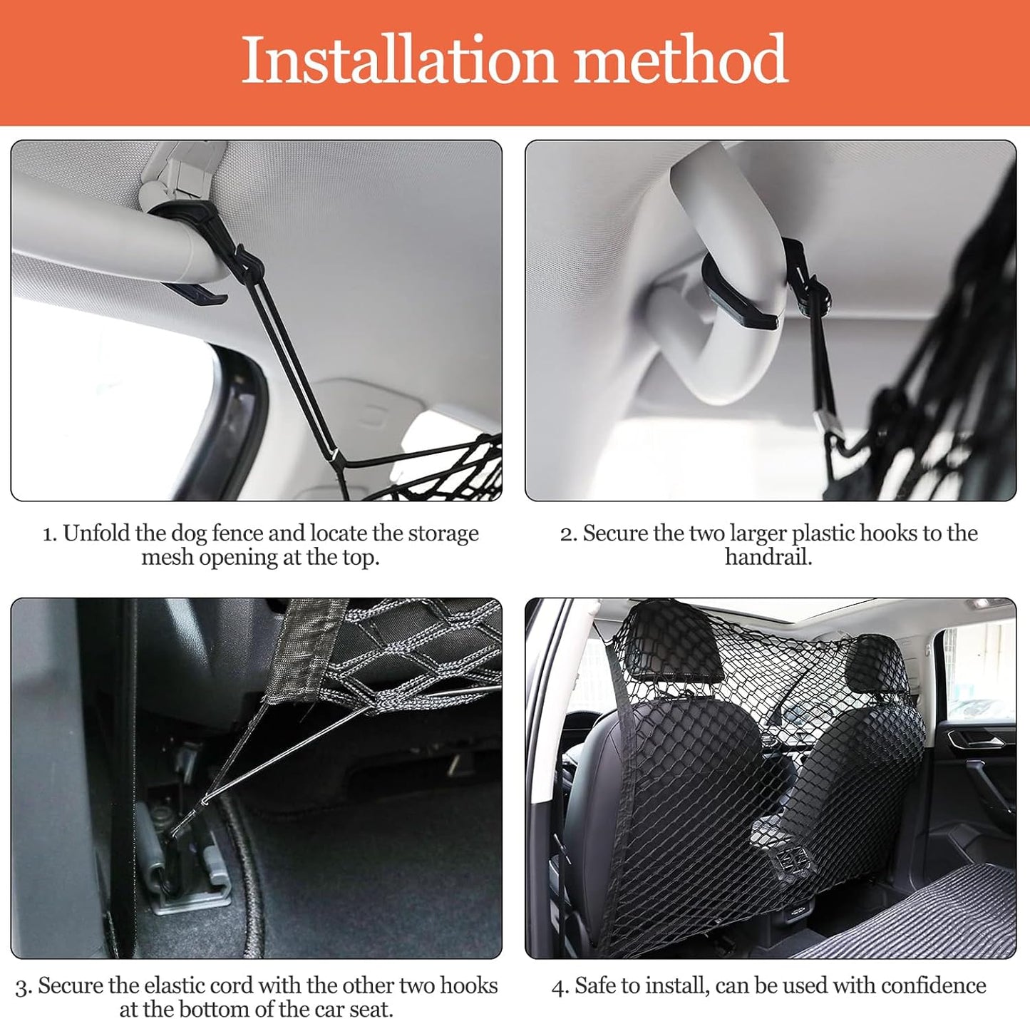Car Dog Barrier for Ford Transit 2014-2021 2022 2023-pr