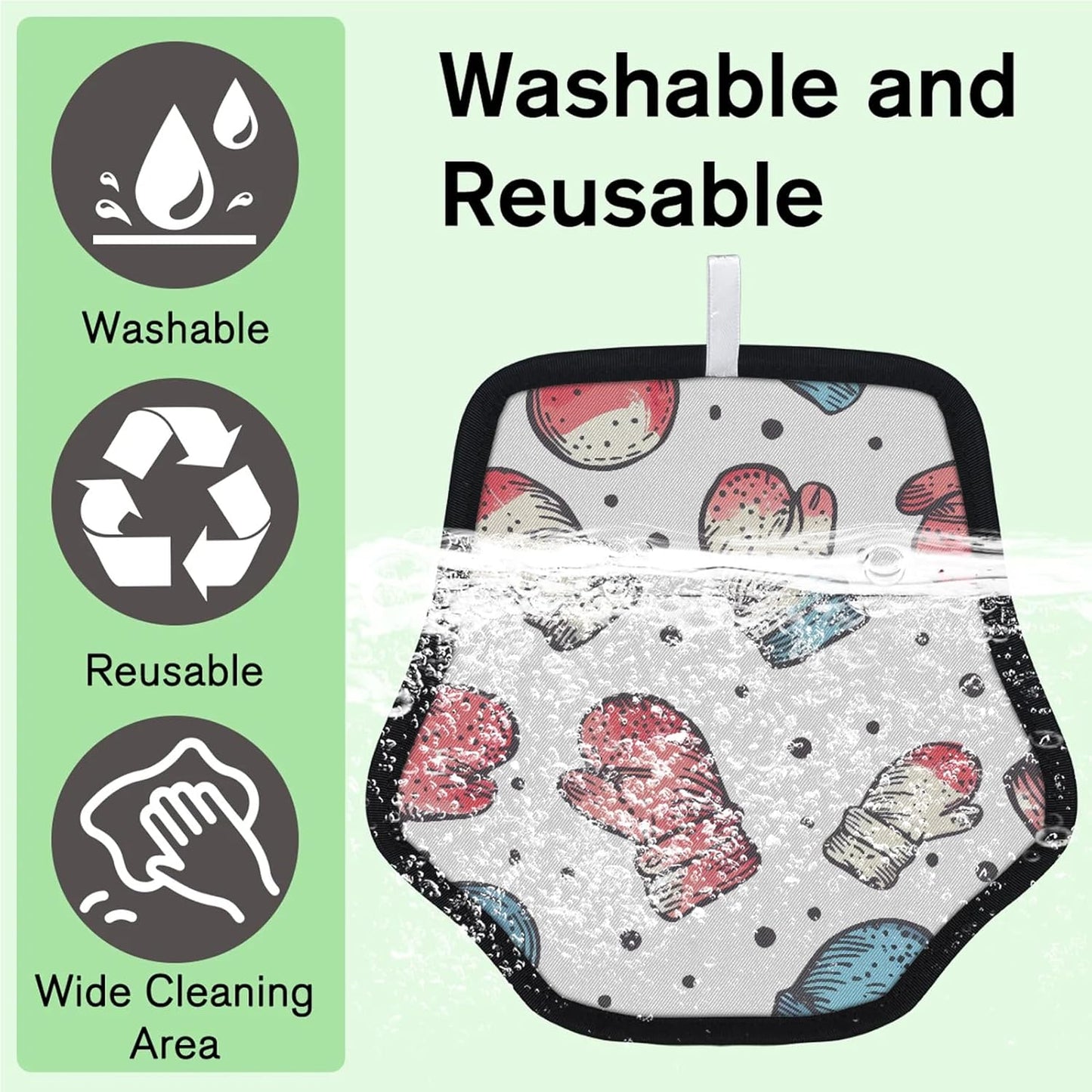 Pet Hair Removal Glove for Dogs Cats Reusable Washable Set
