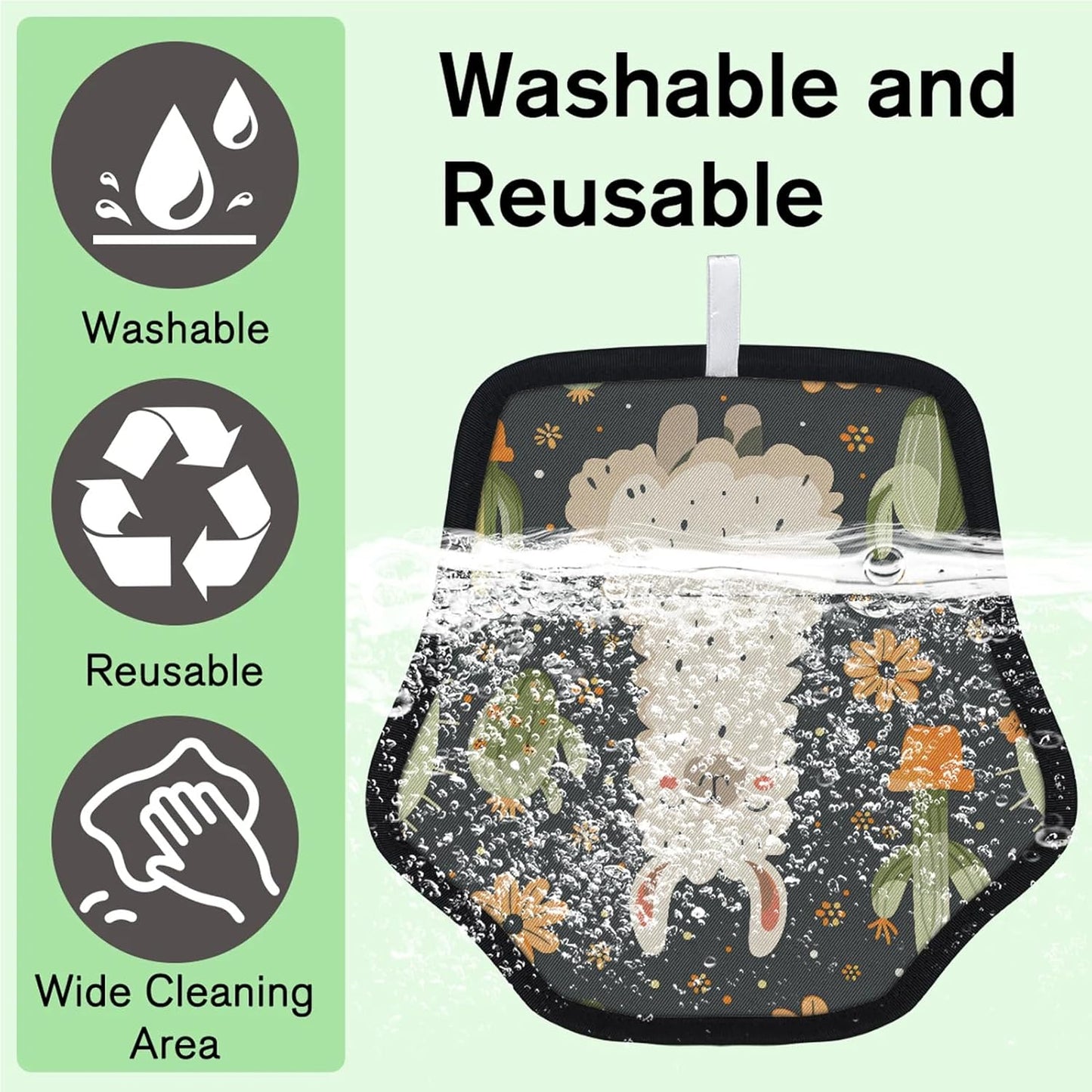 Pet Hair Removal Glove for Dogs Cats Reusable Washable Set